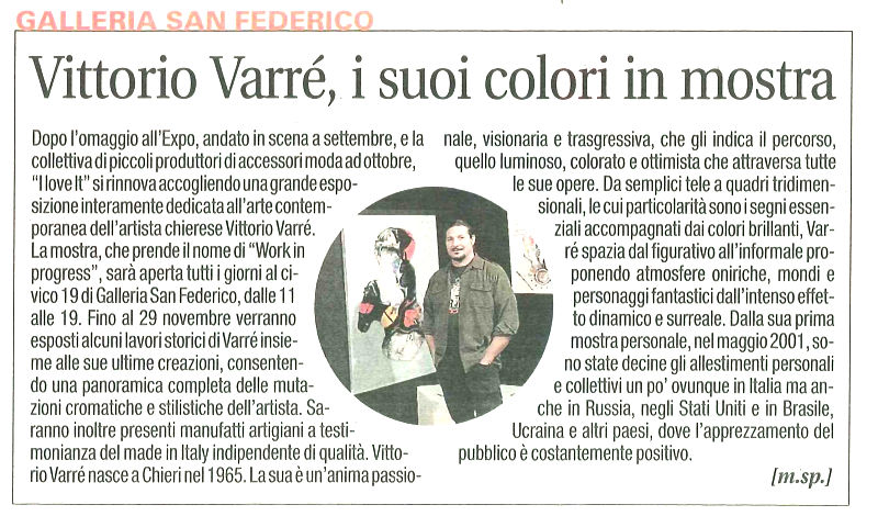 Torino Cronaca - 6 Novembre 2015 - I Love IT